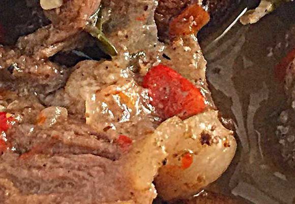 Easy Pepper Soup with Goat