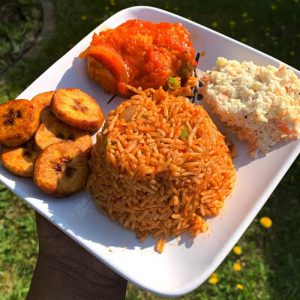 Forks & Fingers Spicy Jollof Rice (Set meal)